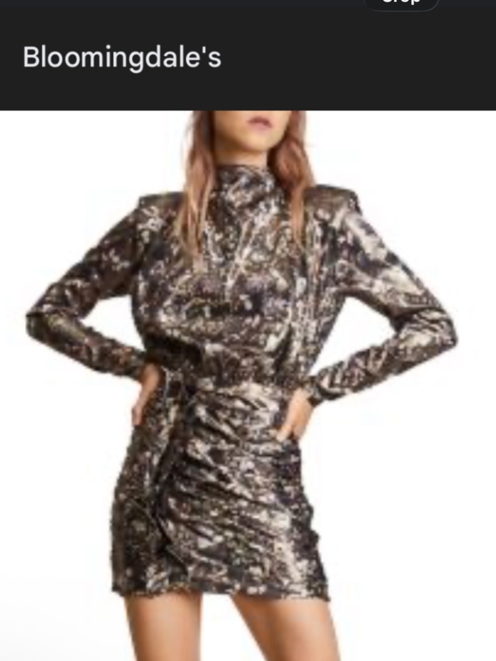 All Saints Multicolor Long Sleeve Dress